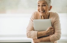 Woman happy she lowered her taxes