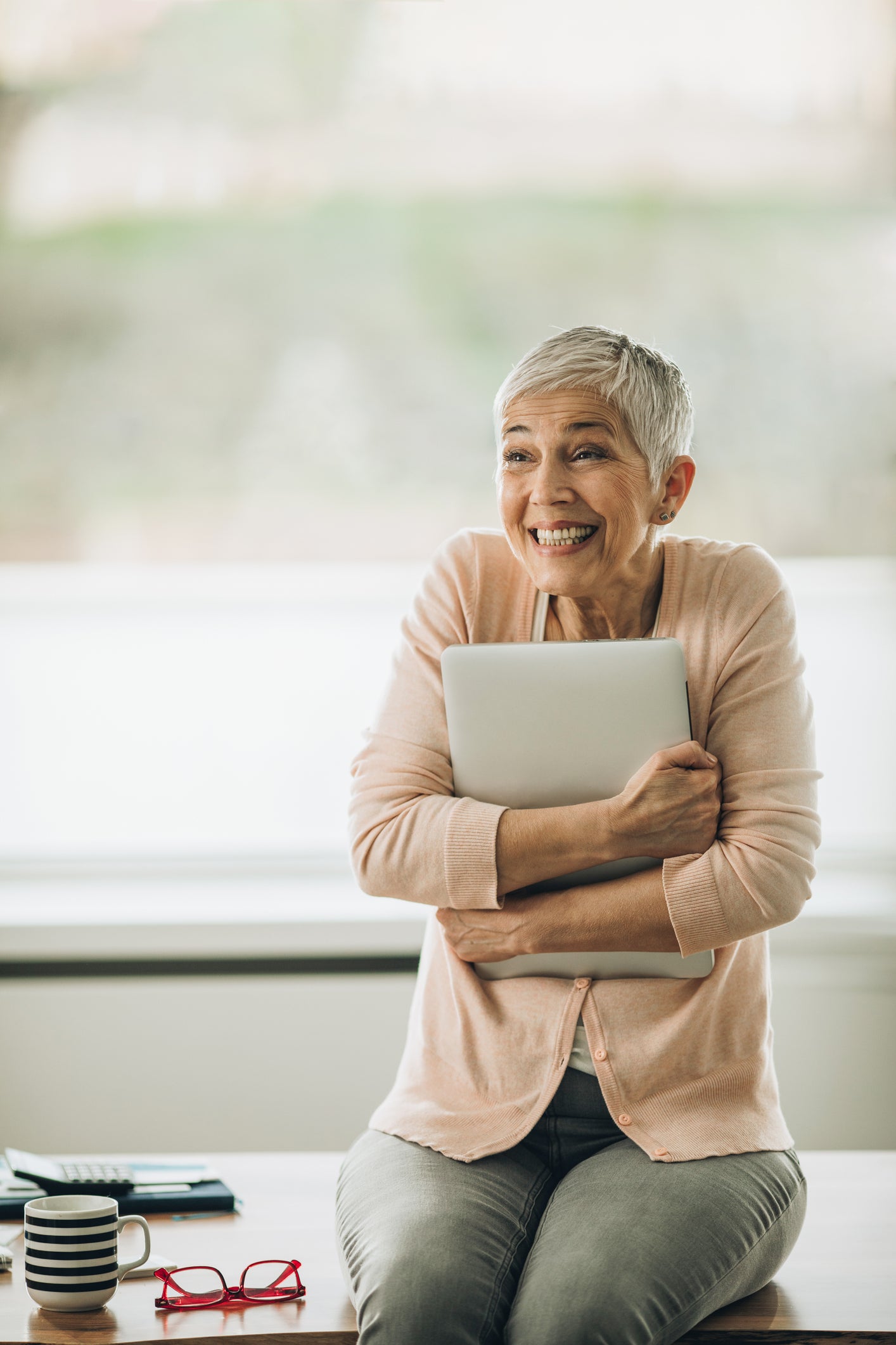Woman happy she lowered her taxes
