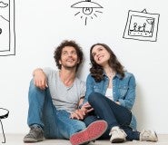 couple contemplating what they can do when they refinance mortgage
